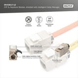 Digitus Module Keystone Cat.6a, blindé, Module de Keystone Argent