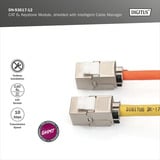 Digitus Module Keystone Cat.6a, blindé, Module de Keystone Argent