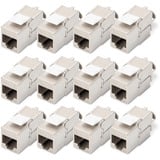 Digitus Module Keystone CAT 6A blindé sans outil 12 pcs, Module de Keystone 